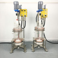 Small Laboratory Scale Polypeptide synthesis Chemical filter Glass Reactor 5L